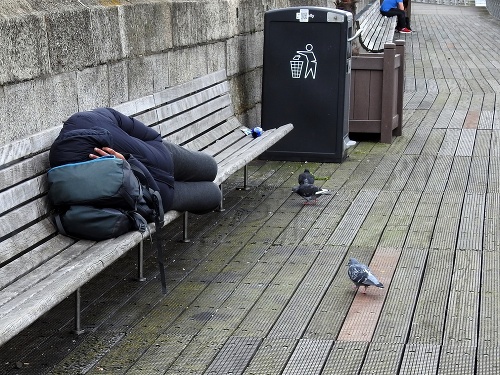 Bezdomovci počas zákazu vychádzania