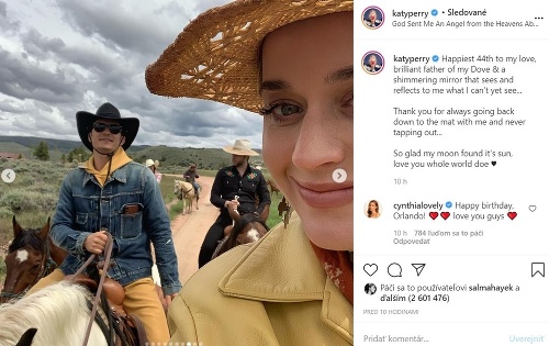 Katy Perry je po boku Orlanda Blooma ozaj šťastná. 