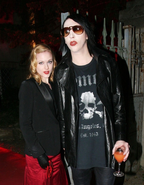 Evan Rachel Wood a Marilyn Manson v čase, keď tvorili pár.