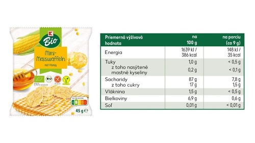 Údaje na obaloch potravín