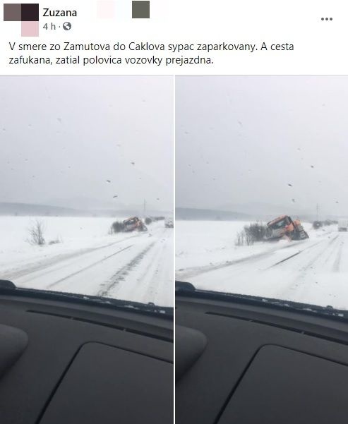 Slovensko v zajatí snehu!