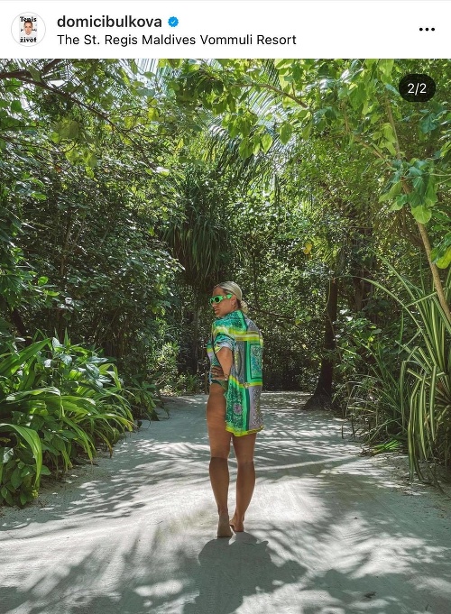 Dominika Cibulková si užíva slniečko na exotických Maledivách