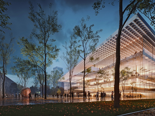 Námestie pred novým kultúrnym