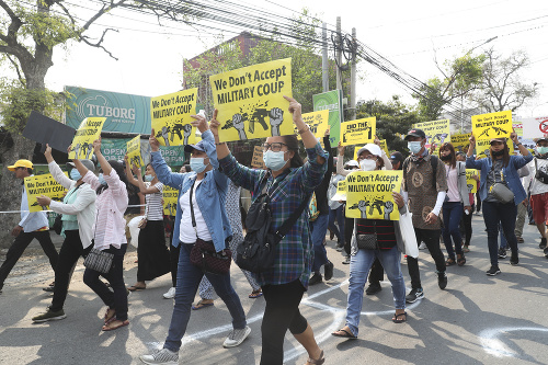 Demonstrations in Myanmar