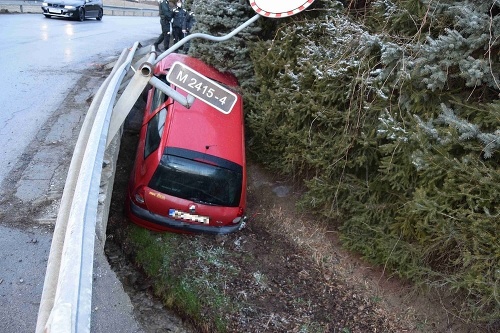 Dopravná nehoda v Kremničke