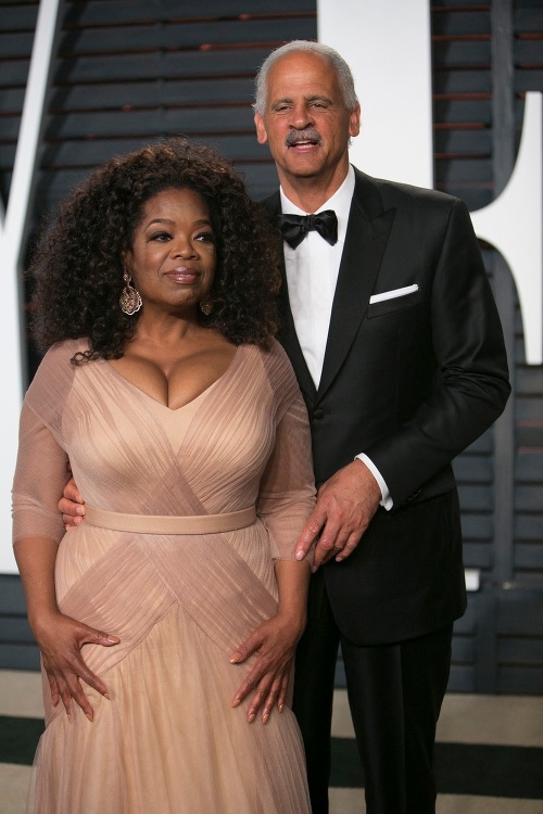 Oprah Winfrey so svojim dlhoročným partnerom Stedmanom Grahamom. 