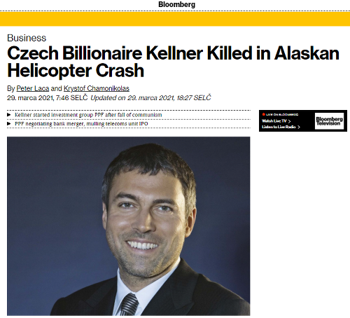 Článok o Kellnerovej smrti na bloomberg.com
