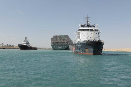 Loď, ktorá zablokovala Suezský