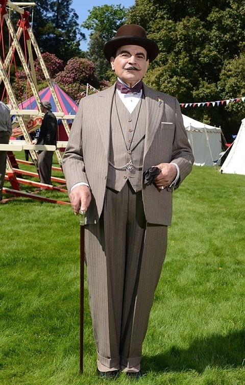 David Suchet ako legendárny Hercule Poirot.
