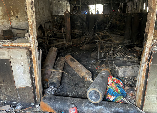 Tragický požiar v bagdadskej
