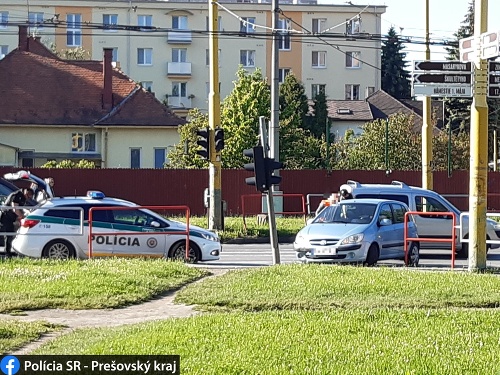 Nehoda v Prešove.