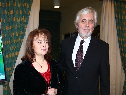 Libuše Šafránková s manželom Josefom Abrhámom