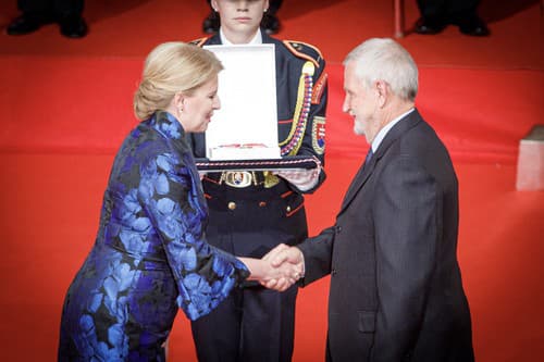 Zľava: Prezidentka Zuzana Čaputová