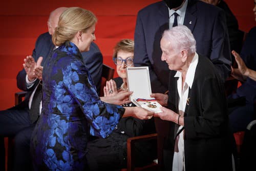 Zľava: Prezidentka Zuzana Čaputová