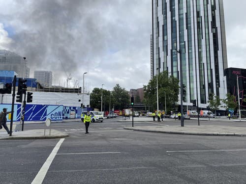Požiar v centre Londýna