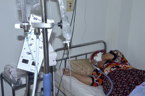 Záber z nemocnice v tuniskom meste Kairouan