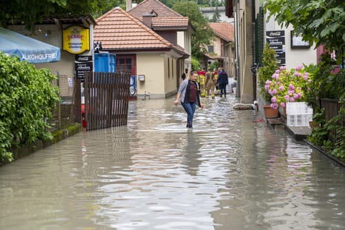 Povodne vo Švajčiarsku