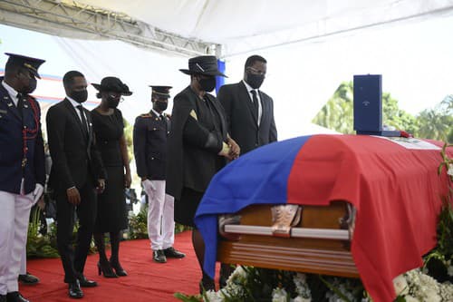 Funeral of the assassinated president on