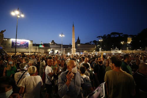 Protesty v Taliansku