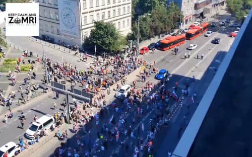 VIDEO Demonštrácie v Bratislave