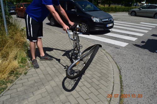 Nehoda cyklistu v Piešťanoch