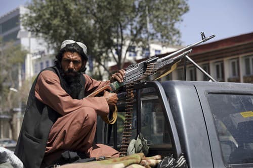 Taliban v uliciach Kábulu