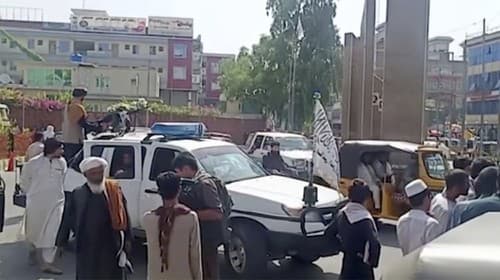 Taliban in the streets of Afghanistan