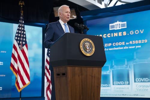 CORONAVIRUS Biden celebrated for good