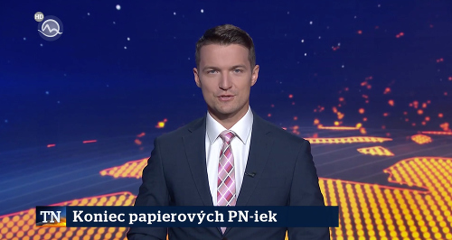 Viktor Vincze v nedeľu večer moderoval Televízne noviny.