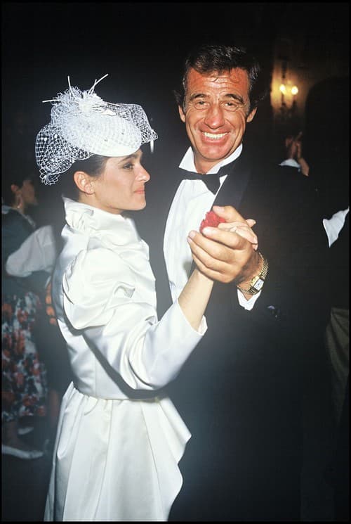 Jean-Paul Belmondo so svojou dcérou Patríciou v deň jej svadby.