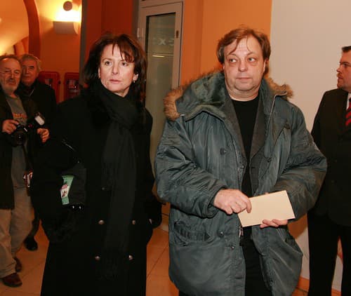 Milan Šteindler s vtedajšou manželkou Janou na fotke z roku 2007. 
