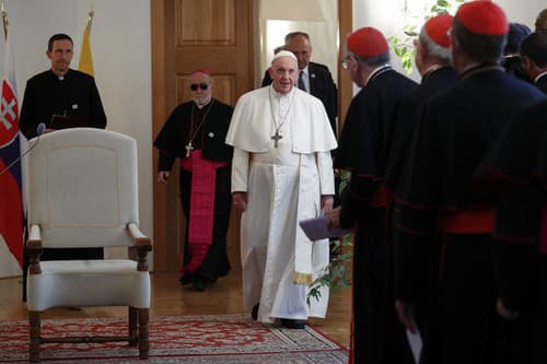 Návšteva pápeža Františka na
