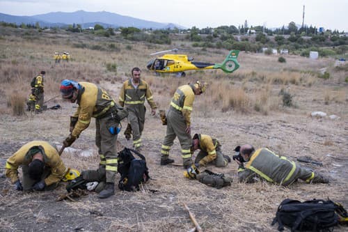 Španielski hasiči hlásia úspech: