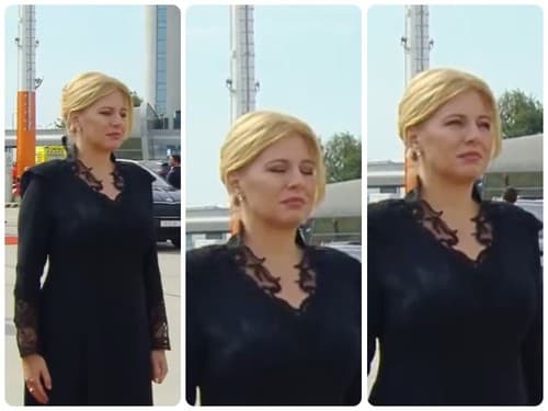 Prezidentka Čaputová na letisku