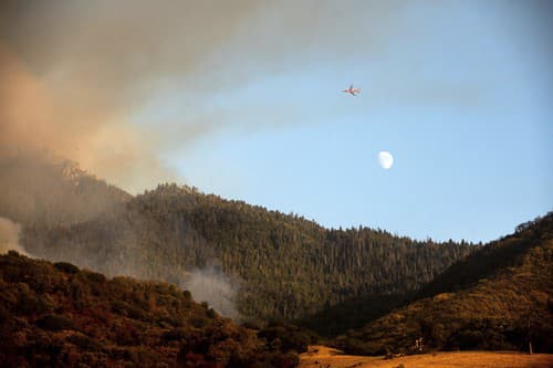 Big fires in California