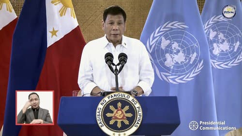 Filipínsky prezident Rodrigo Duterte