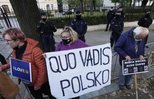 Demonštrácie v Poľsku: Polícia