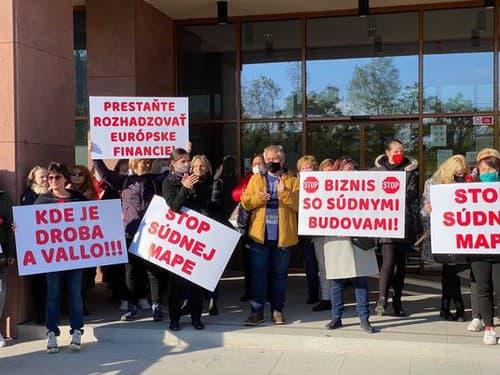 A big protest under Kolíková