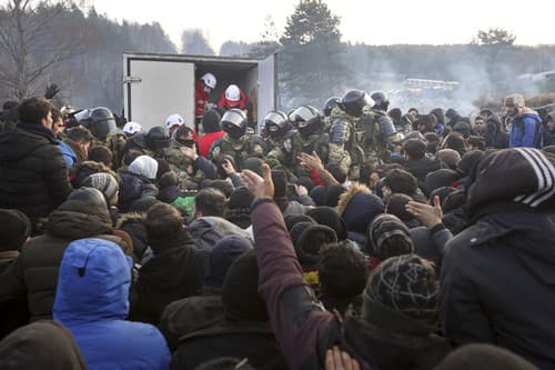 Situácia na poľsko-bieloruských hraniciach