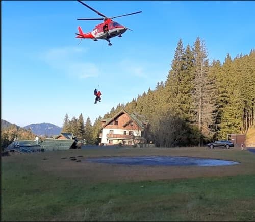 Zranenému turistovi na Poludnici