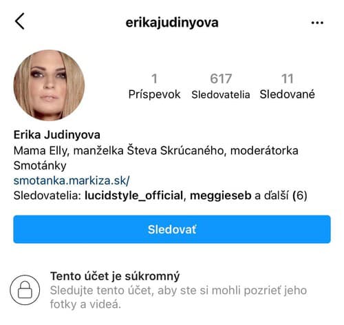 Erika Judínyová prekvapila fanúšikov: