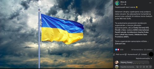 Českí a slovenskí podnikatelia pomáhajú ukrajine