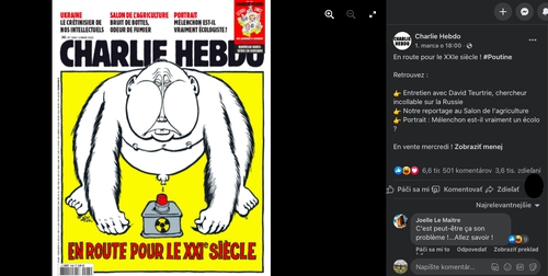 Titulka Charlie Hebdo