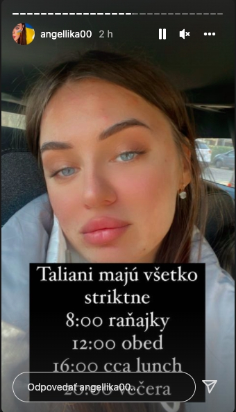 Angelika je už v Taliansku