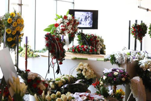 Pohreb herca Ľuba Romana