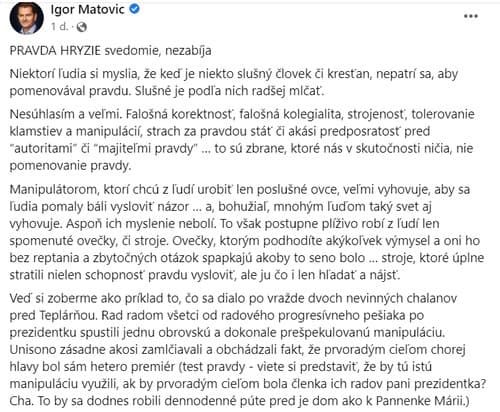 Matovič začal predvolebnú kampaň: