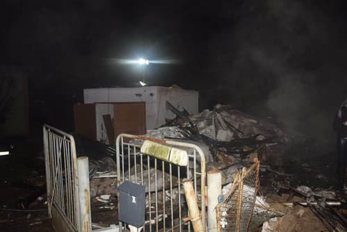 Výbuch plynu v rodinnom dome