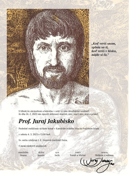 Smrť Juraja Jakubiska (†84):