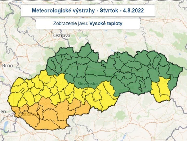 Predpoveď počasia na štvrtok Dnes bude slnečno | Bleskovky.sk