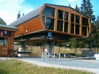 Sedačková lanovka - stanica Solisko